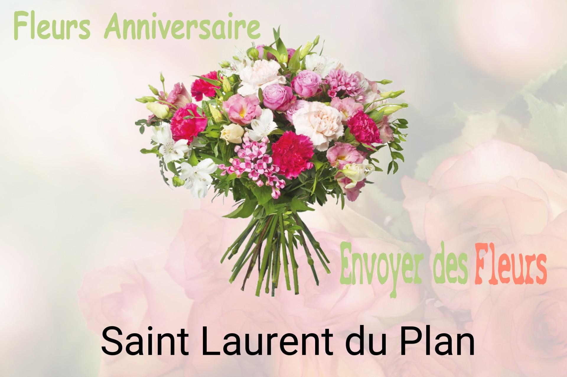 Bouquet de fleurs d’anniversaire livré à Saint-Laurent-du-Plan